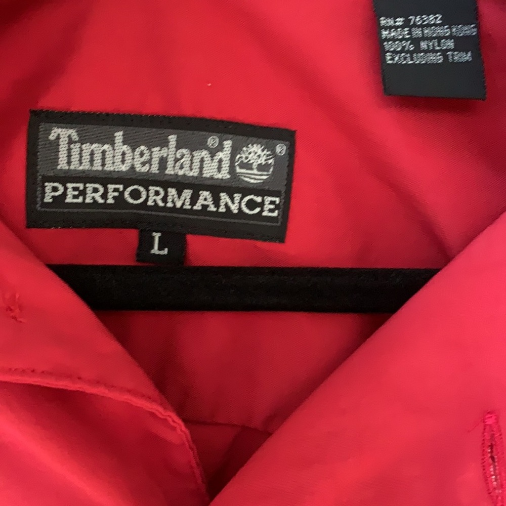 Timberland Performance Red Button Down - Picture 3 of 6